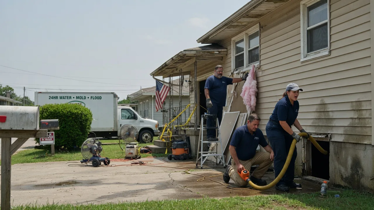 Water Damage Repair in Mulberry Grove, IL near me